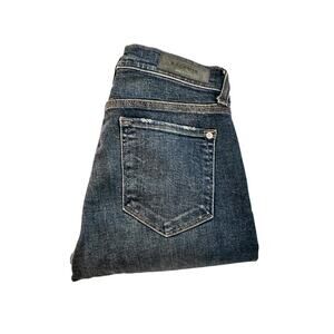 Baldwin Karlie High Rise Cropped Skinny Dark Wash Denim Jeans Size 27